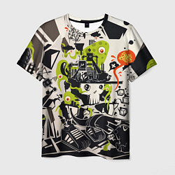 Футболка мужская Cyber pattern Skull Vanguard Fashion, цвет: 3D-принт