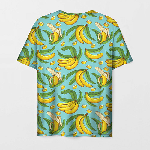 Мужская футболка Banana pattern Summer Fashion 2022 / 3D-принт – фото 2