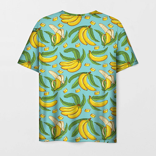 Мужская футболка Banana pattern Summer Fashion 2022 / 3D-принт – фото 2