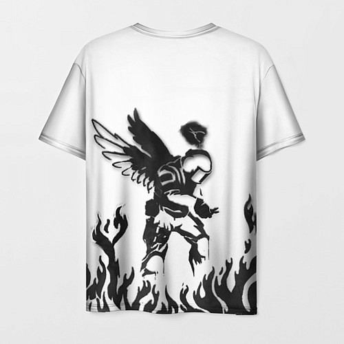 Мужская футболка CS:GO - Defuse Angel Graffiti / 3D-принт – фото 2