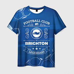 Футболка мужская Brighton FC 1, цвет: 3D-принт