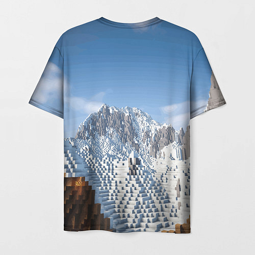 Мужская футболка Minecraft Mountains Video game / 3D-принт – фото 2