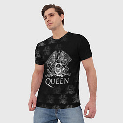 Футболка мужская Queen pattern, цвет: 3D-принт — фото 2