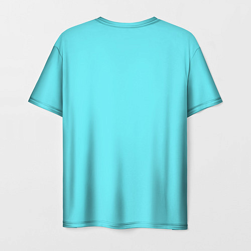 Мужская футболка КОШКА С ВЕЕРОМ / 3D-принт – фото 2