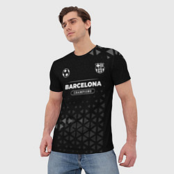 Футболка мужская Barcelona Форма Champions, цвет: 3D-принт — фото 2