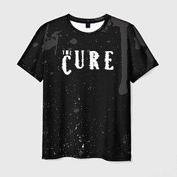 Футболка мужская The cure серые потеки, цвет: 3D-принт