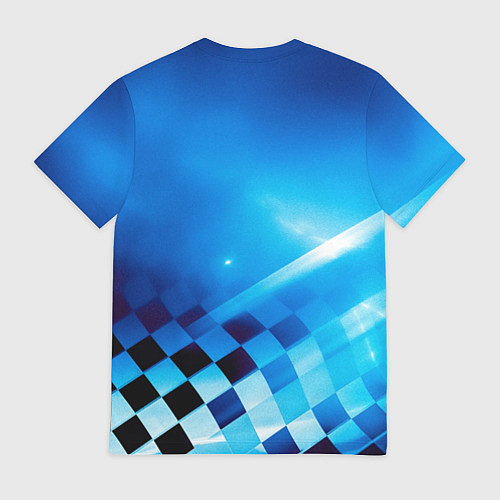 Мужская футболка Желтая классическая машина / 3D-принт – фото 2