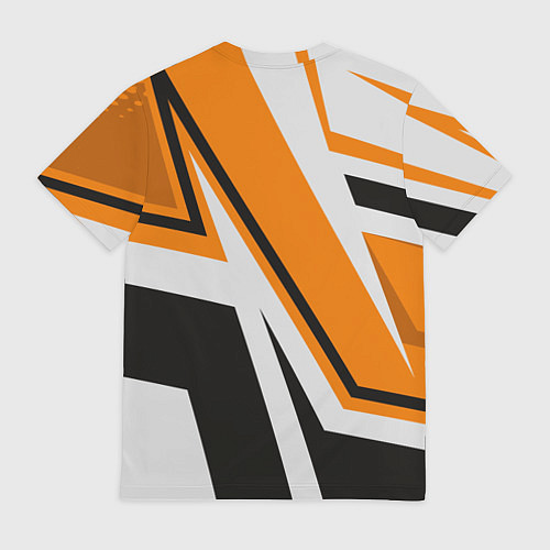 Мужская футболка Оранжевая классика авто / 3D-принт – фото 2
