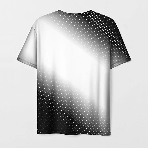 Мужская футболка JUVENTUS Juventus Градиент / 3D-принт – фото 2