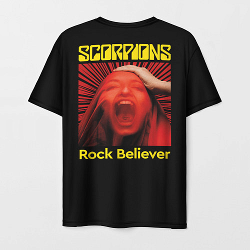 Мужская футболка Rock Believer / 3D-принт – фото 2