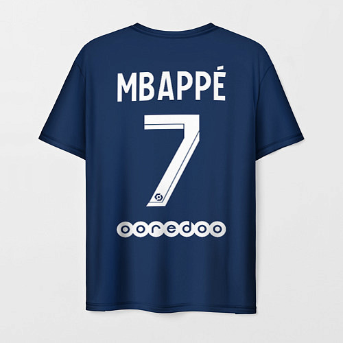 Мужская футболка PSG MBAPPE МБАППЕ ДОМАШНЯЯ ФОРМА 2223 / 3D-принт – фото 2