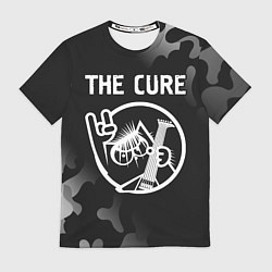 Футболка мужская The Cure КОТ Камуфляж, цвет: 3D-принт
