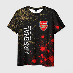 Футболка мужская АРСЕНАЛ Arsenal Pro Football Краска, цвет: 3D-принт