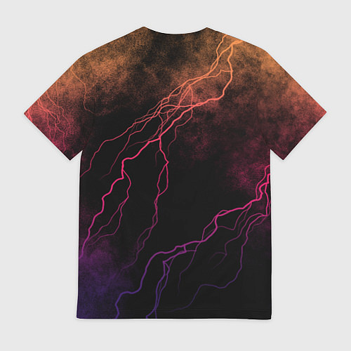 Мужская футболка V Rising молнии / 3D-принт – фото 2