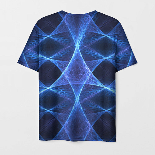 Мужская футболка Объёмный геометрический паттерн Volumetric geometr / 3D-принт – фото 2