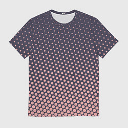 Мужская футболка Паттерн в горошек