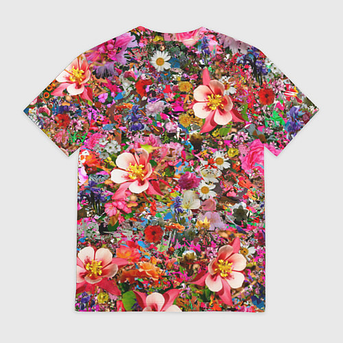 Мужская футболка САД В ЦВЕТУ / 3D-принт – фото 2