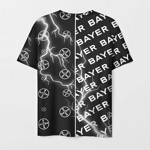 Мужская футболка BAYER - Молнии Паттерны / 3D-принт – фото 2
