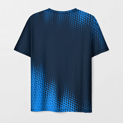 Мужская футболка SUBARU STI Абстракция / 3D-принт – фото 2