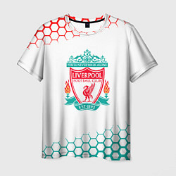 Футболка мужская Liverpool соты, цвет: 3D-принт