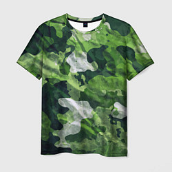 Футболка мужская Camouflage Pattern Камуфляж Паттерн, цвет: 3D-принт
