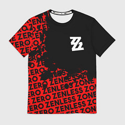 Футболка мужская Zenless Zone Zero капля арт, цвет: 3D-принт