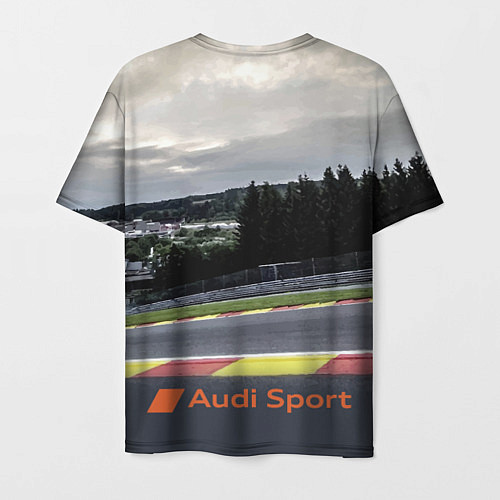 Мужская футболка Audi Sport Racing team Ауди Спорт Гоночная команда / 3D-принт – фото 2