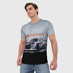Футболка мужская Ауди Спорт Гоночная команда Audi sport Racing team, цвет: 3D-принт — фото 2