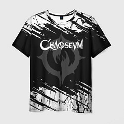 Футболка мужская Chaoseum Logo Grunge, цвет: 3D-принт