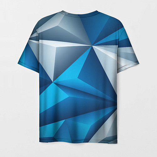 Мужская футболка Авангардная пирамидальная композиция / 3D-принт – фото 2