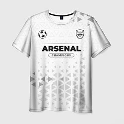 Футболка мужская Arsenal Champions Униформа, цвет: 3D-принт