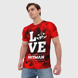 Футболка мужская Hitman Love Классика, цвет: 3D-принт — фото 2