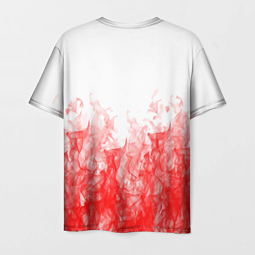 Мужская футболка Manowar пламя / 3D-принт – фото 2