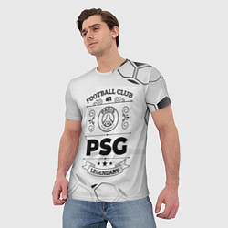 Футболка мужская PSG Football Club Number 1 Legendary, цвет: 3D-принт — фото 2