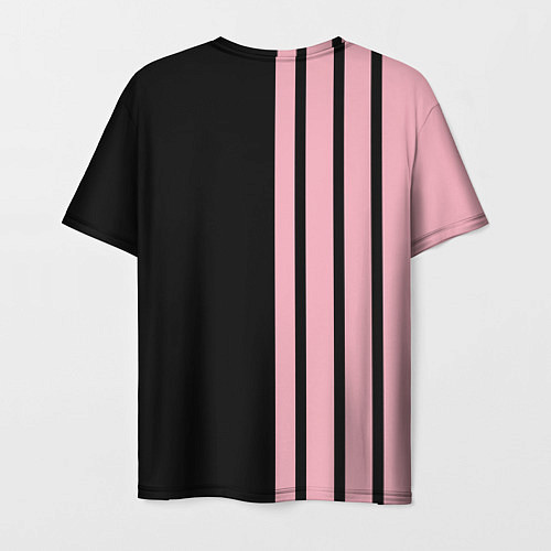 Мужская футболка BLACKPINK HALF BLACK-PINK MINI LOGO / 3D-принт – фото 2