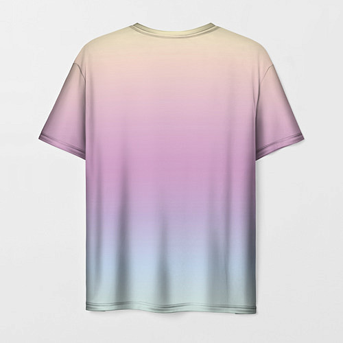 Мужская футболка Gradient Pastel / 3D-принт – фото 2