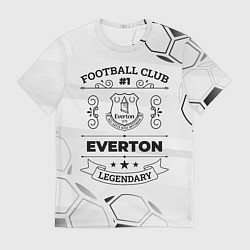 Футболка мужская Everton Football Club Number 1 Legendary, цвет: 3D-принт
