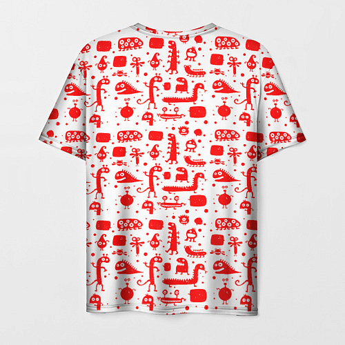 Мужская футболка RED MONSTERS / 3D-принт – фото 2