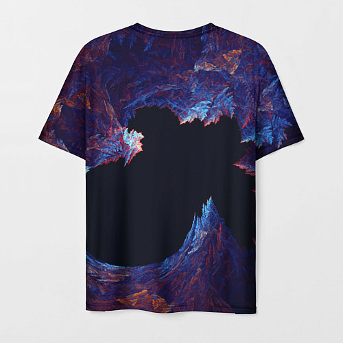 Мужская футболка Ледяной Коралловый Риф / 3D-принт – фото 2