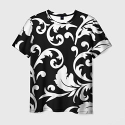 Мужская футболка Minimalist floral pattern