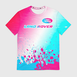 Футболка мужская Land Rover Neon Gradient, цвет: 3D-принт