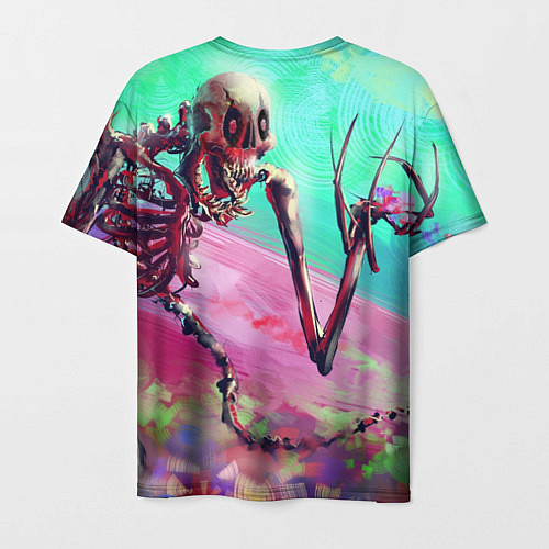 Мужская футболка Романтичный скелетон / 3D-принт – фото 2