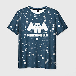 Футболка мужская Marshmello крапинки, цвет: 3D-принт