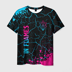 Мужская футболка In Flames Neon Gradient