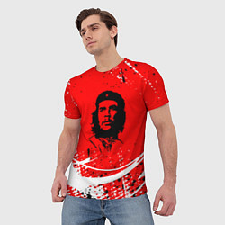 Футболка мужская CHE GUEVARA - КРАСКА, цвет: 3D-принт — фото 2