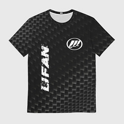 Футболка мужская Lifan Карбоновый фон, цвет: 3D-принт