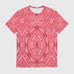 Мужская футболка Red ornament Arabic