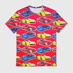 Мужская футболка Спортивные машины