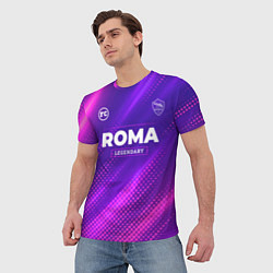 Футболка мужская Roma Legendary Sport Grunge, цвет: 3D-принт — фото 2