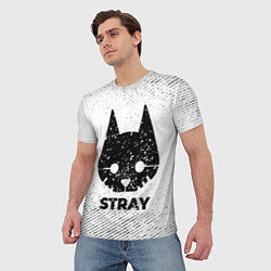 Футболка мужская Stray с потертостями на светлом фоне, цвет: 3D-принт — фото 2